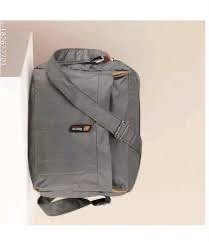 Unisex Grey Messenger Sling Bag with Adjustable Shoulder Strap